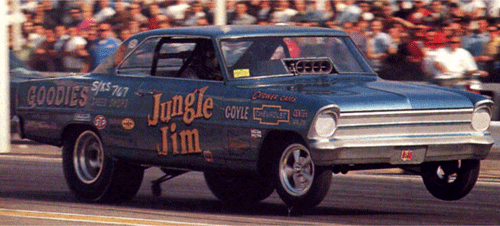 Slixx Decals JUNGLE JIM '67/'68 NOVA FUNNY CARS
