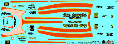 Slixx Decals TOMMY IVO'S FRONT ENGINE T/F DRAGSTER