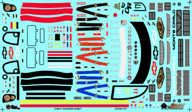 Slixx Decals CHEVY GOODIES SHEET