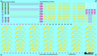 Slixx Decals TIRE & WHEEL ACCESSORIES SHEET