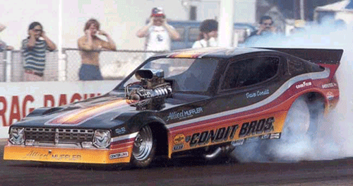 Slixx Decals Condit Bros Late 70s Arrow Funny Car
