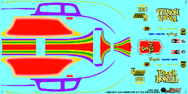 Slixx Decals PROCK & HOWELL '33 WILLY'S