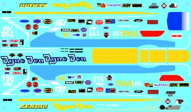 Slixx Decals DYNO DON'S PINTO PROSTOCK