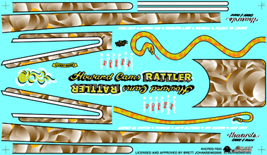 Slixx Decals HOWARD CAM'S RATTLER 1/16 SCALE F.E.D.
