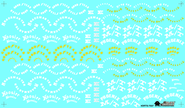 Slixx Decals Drag Racing Tire Sheet