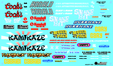 Slixx Decals 05 QUARTER PANEL SHEET #F