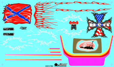 Slixx Decals Graphic Sheet 10